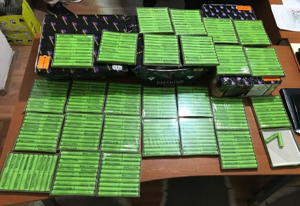 Sute de materiale pirotehnice confiscate de jandarmii giurgiuveni