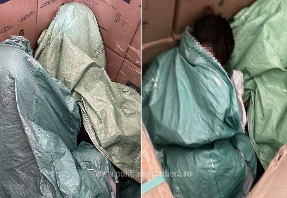 Patru persoane depistate ascunse într-un ansamblu rutier, în P.T.F. Giurgiu