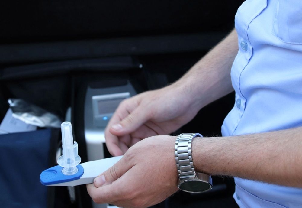 Şofer de 28 de ani, din Teleorman, prins sub influenţa drogurilor în judeţul Giurgiu 