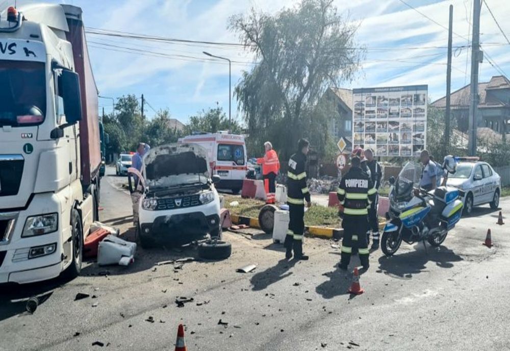 Giurgiu. Accident rutier pe DN5B, la Ghimpaţi, soldat cu trei victime