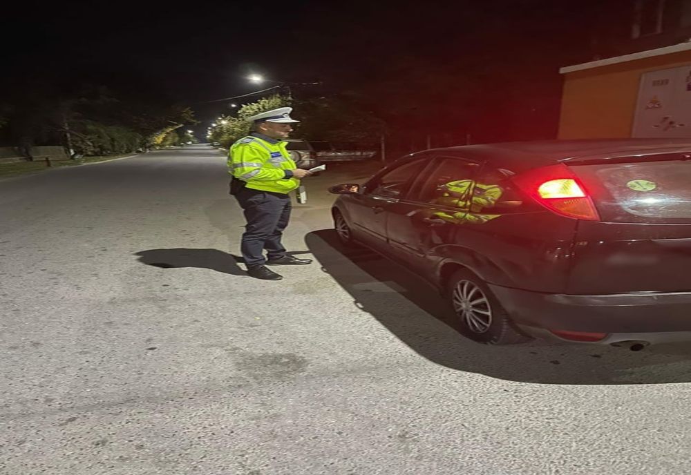 Giurgiu. Tânăr din Hulubeşti, prins băut la volan şi fără permis