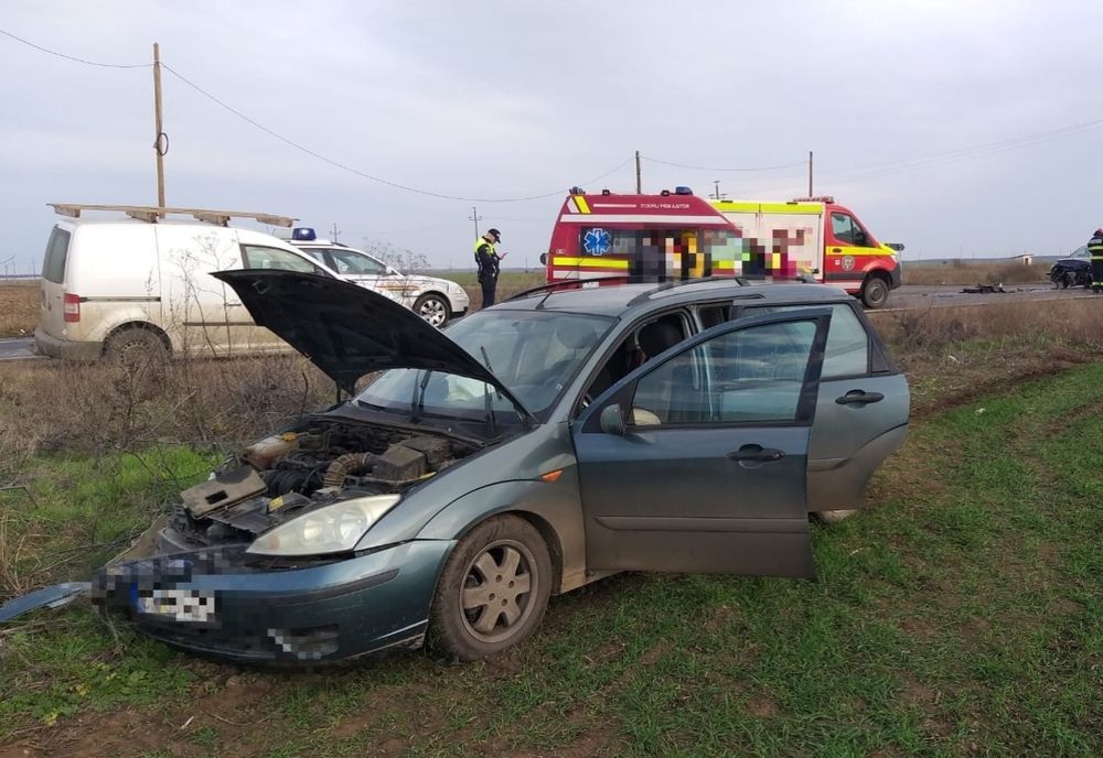 Accident pe DN 41, în judeţul Giurgiu. Două persoane au fost rănite