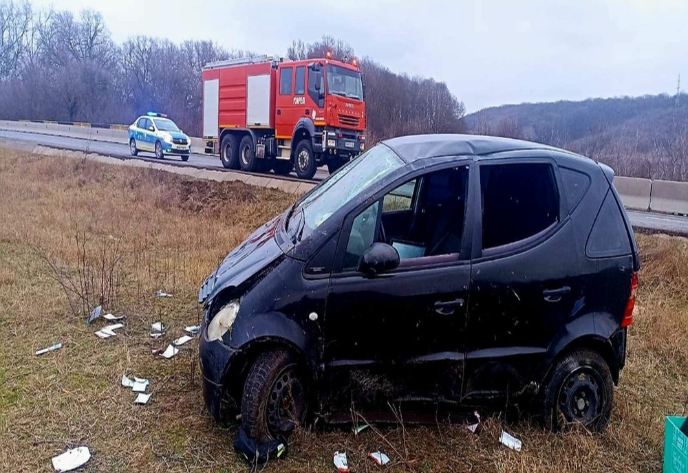 Giurgiu. Tânără de 26 de ani, rănită într-un accident rutier produs pe DN 5 