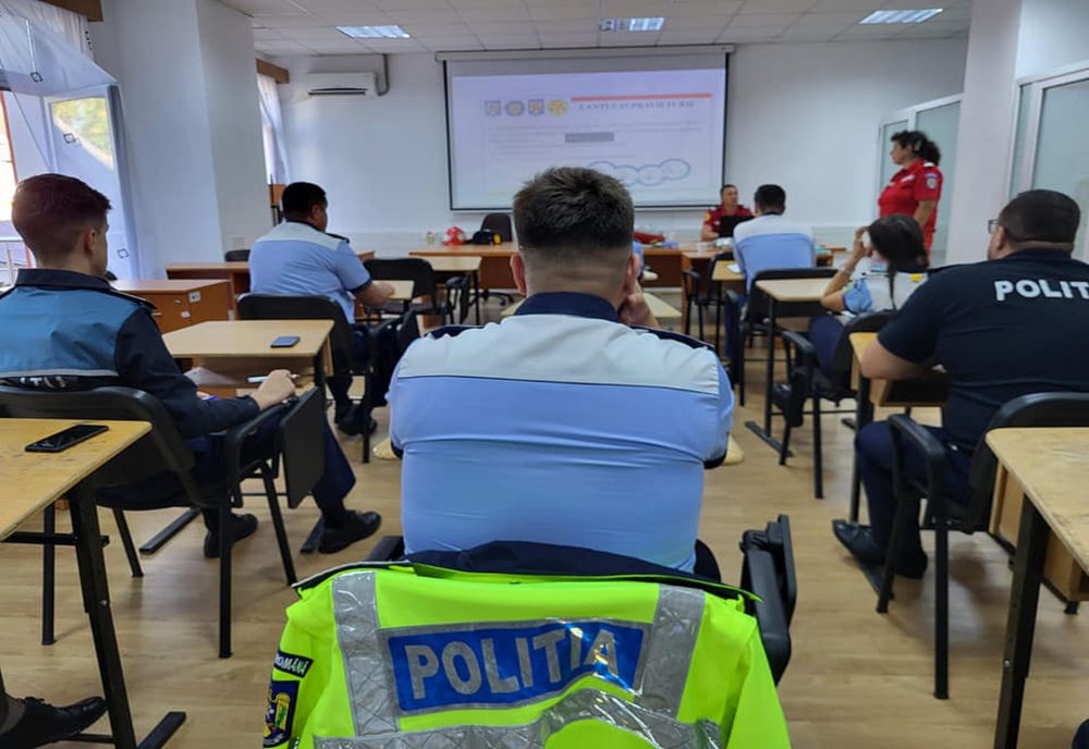 Giurgiu. Lucrătorii MAI, instruiţi în domeniul acordării primului ajutor