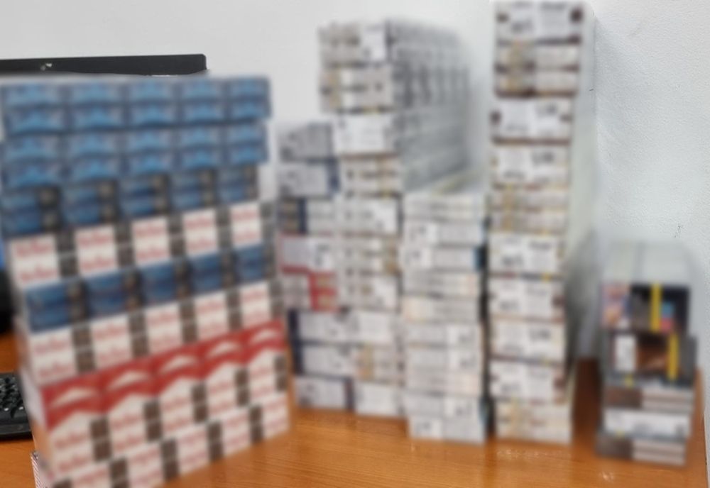 Ţigări de contrabandă de 123.000 lei, descoperite la PTF Giurgiu