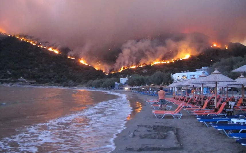 Grecia în flăcări