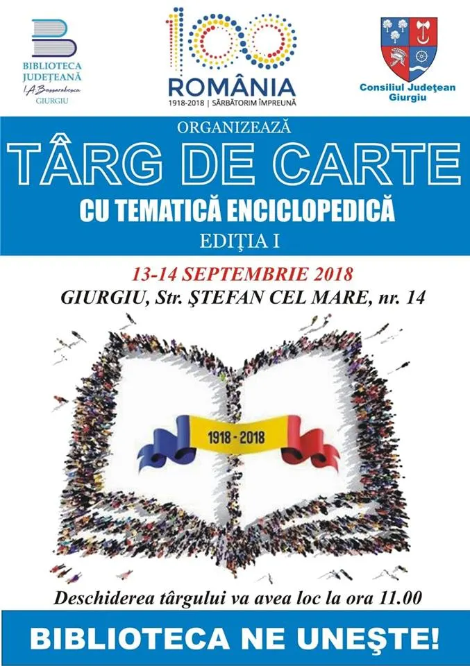 Târg de carte la Giurgiu