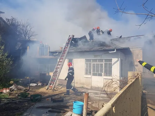 incendiu Giurgiu