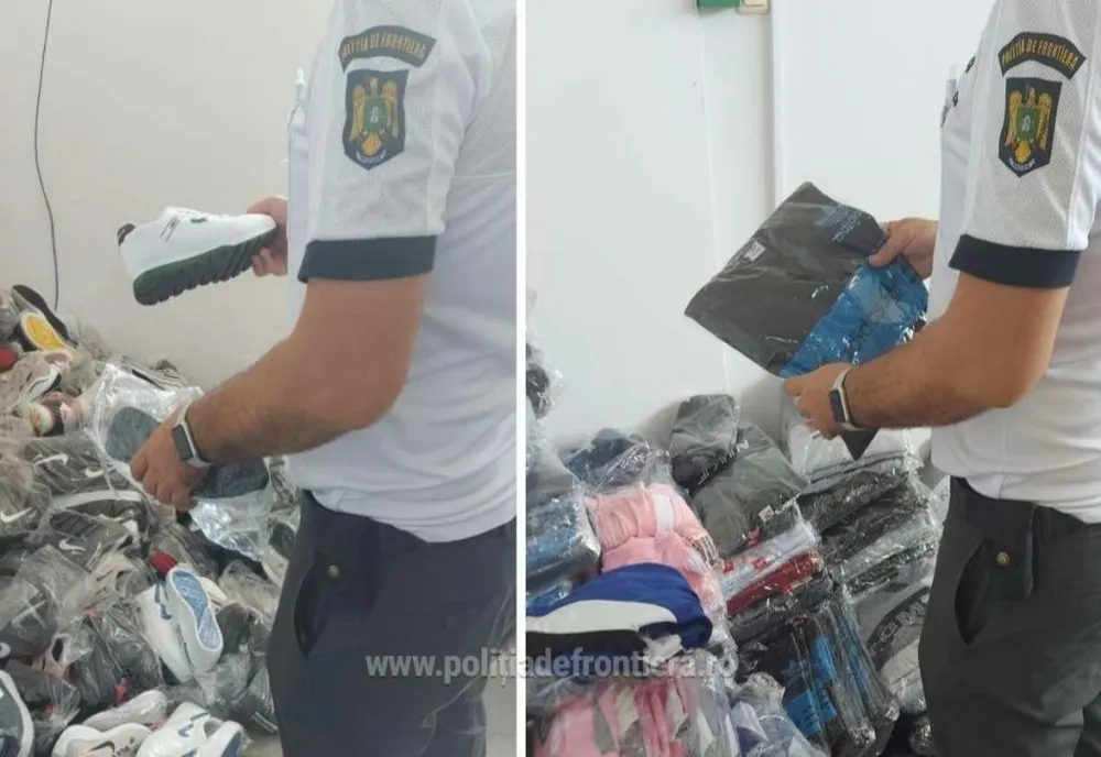 Parfumuri și textile contrafăcute, descoperite în compartimentul de bagaje al unui autocar care se întorcea din Turcia