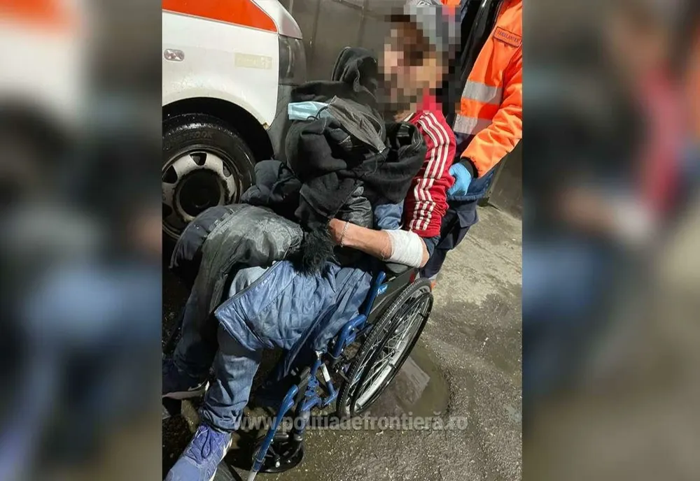 Un cetăţean sirian, în stare de hipotermie, salvat de polițiștii de frontieră giurgiuveni