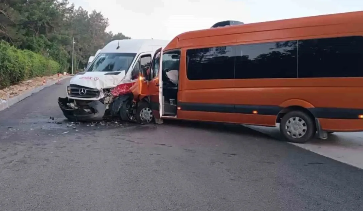Accident rutier în Antalya