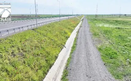 Interzis pe drumurile tehnologice de pe A7