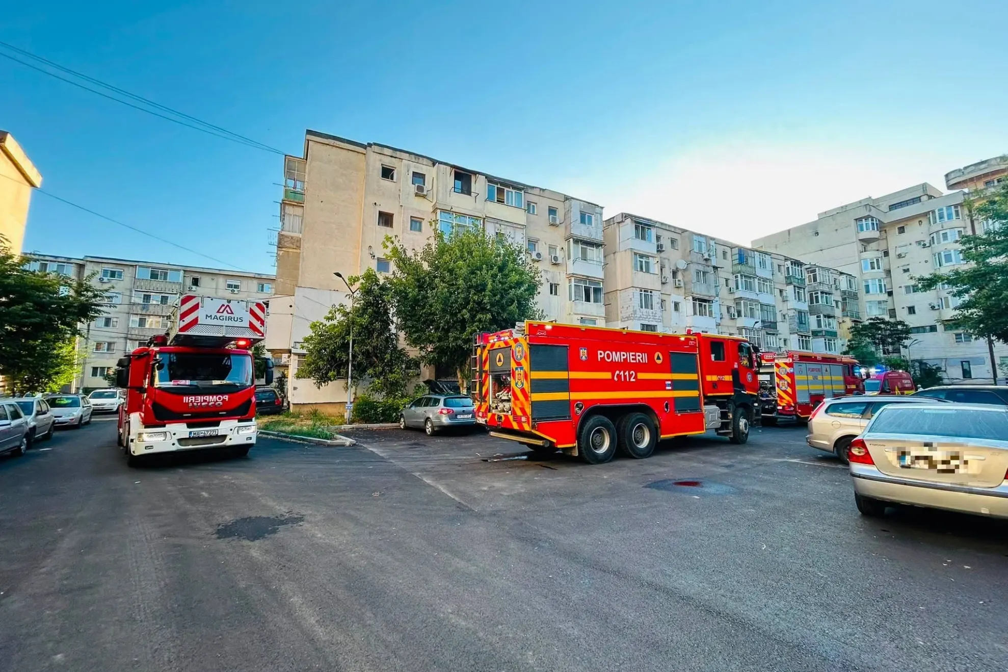 Incendiu Giurgiu / Sursa foto: ISU Giurgiu