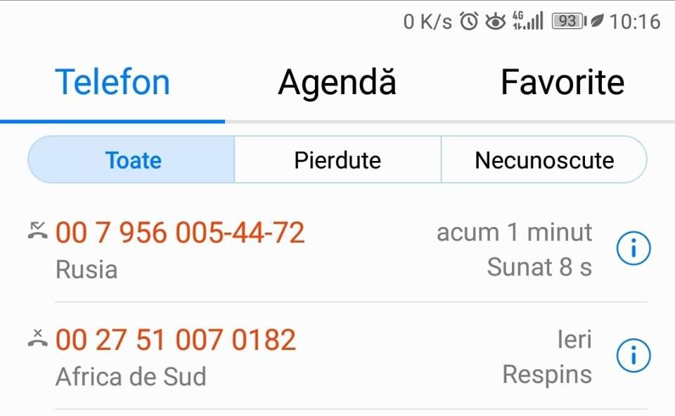 nu răspundeți la apeluri telefonice