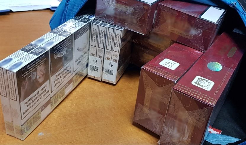 țigări de contrabandă confiscate