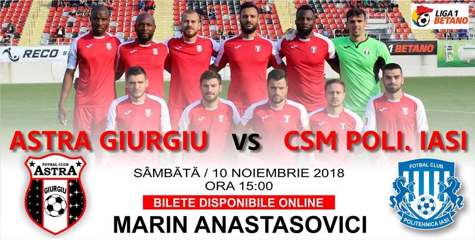 Astra Giurgiu-CSM Poli Iași