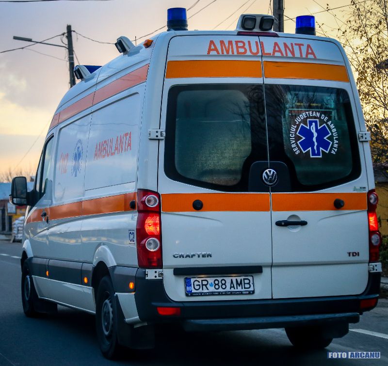 minoră accidentată