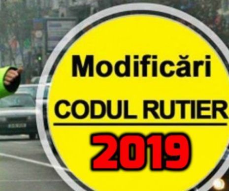 modificări codul rutier