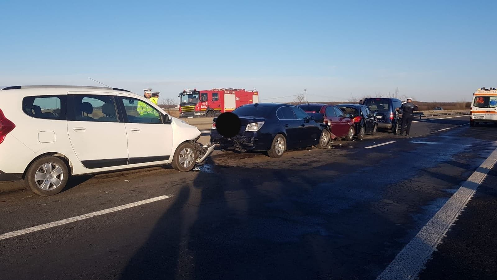 accident pe A1