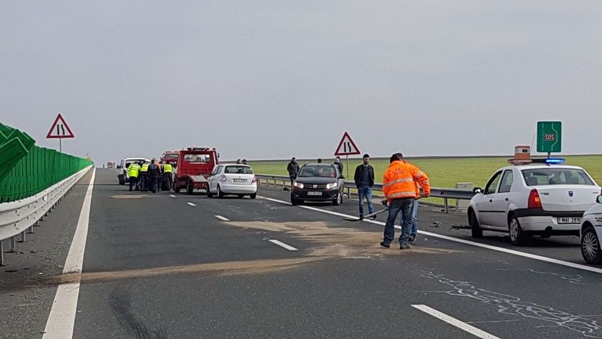 autostrada A1-accident rutier