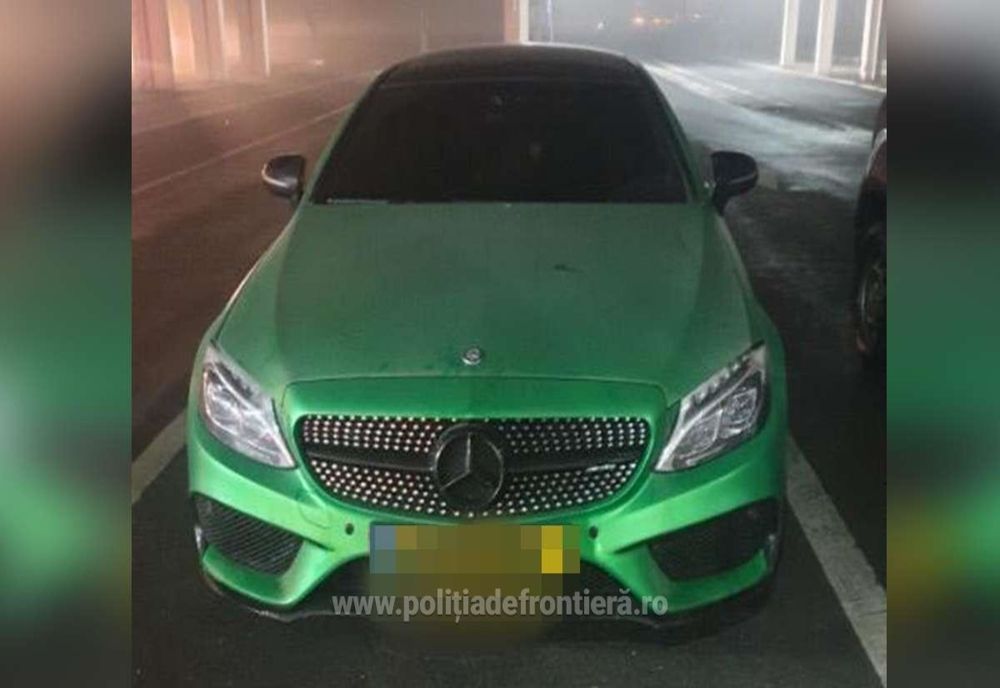 Mercedes de 50.000 de euro căutat în Belgia, găsit la Giurgiu