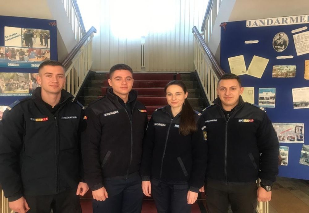 Studenți jandarmi în stagiu de practică la Inspectoratul de Jandarmi Județean Giurgiu