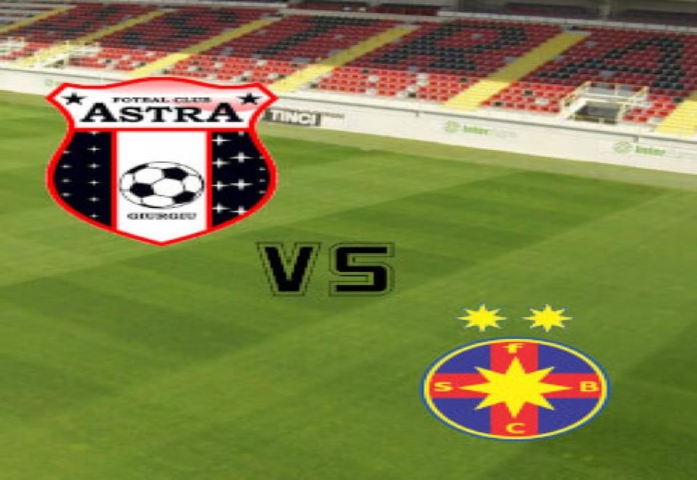 Astra Giurgiu- FCSB, meci din play-off-ul campionatului României, pe Stadionul Marin Anastasovici din Giurgiu