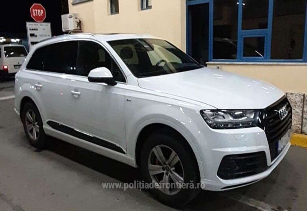 Autoturism Audi Q7, căutat de autoritățile germane, descoperit la Vama Giurgiu