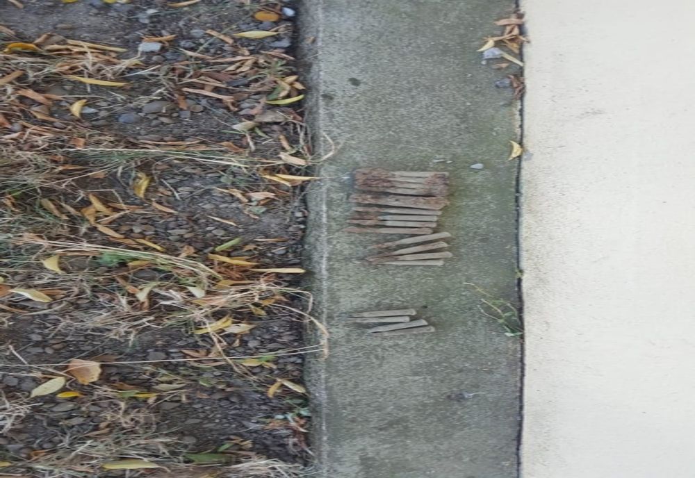 Muniție găsită la Bolintin Deal, în urma executării unor lucrări 