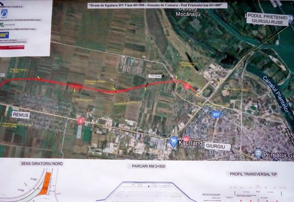 Au început lucrările la nouă centură ocolitoare a orașului Giurgiu