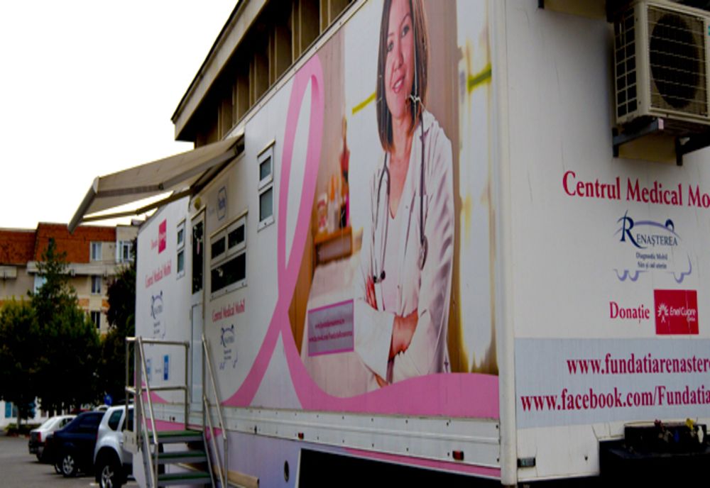 Caravană mobilă pentru depistarea cancerului de col uterin, la Giurgiu