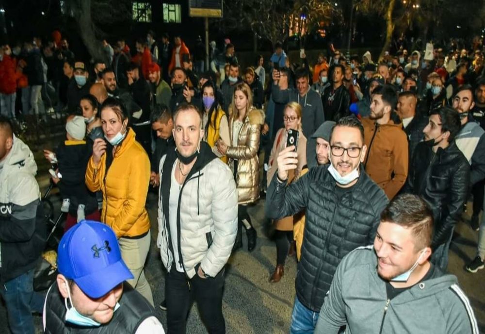 Un nou protest față de restricțiile anti-COVID, la Giurgiu-Video