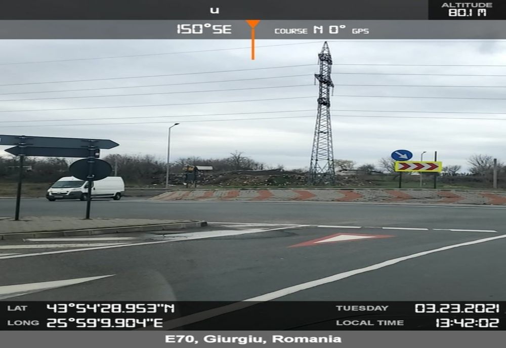 Giurgiuvean amendat de Garda de Mediu pentru depozitare ilegală de deșeuri provenite din demolări