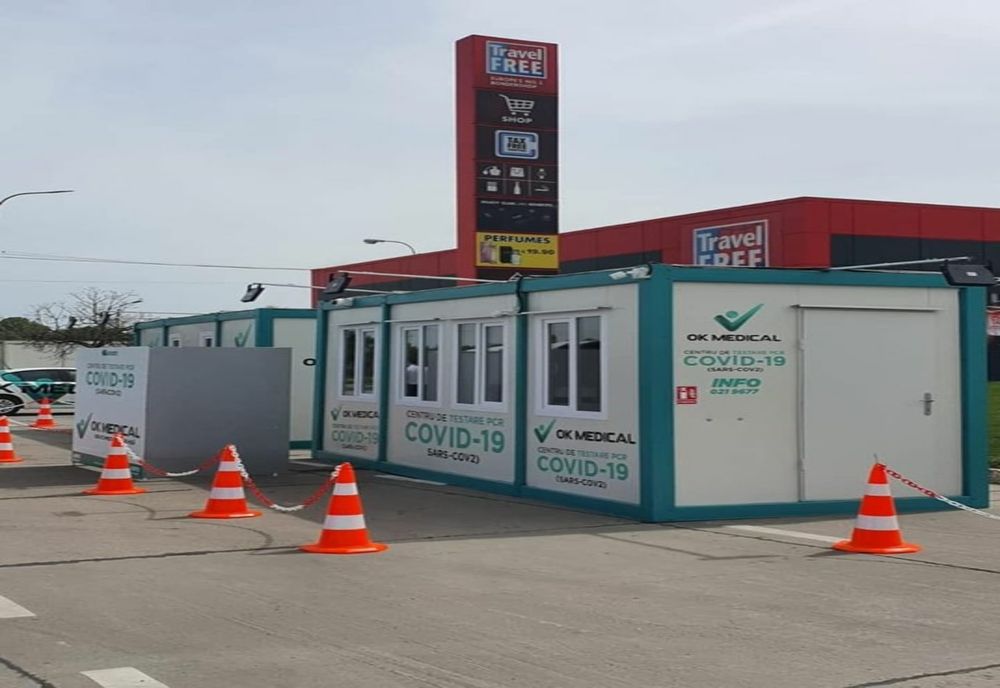 Punct medical pentru testarea COVID-19 în vama Giurgiu