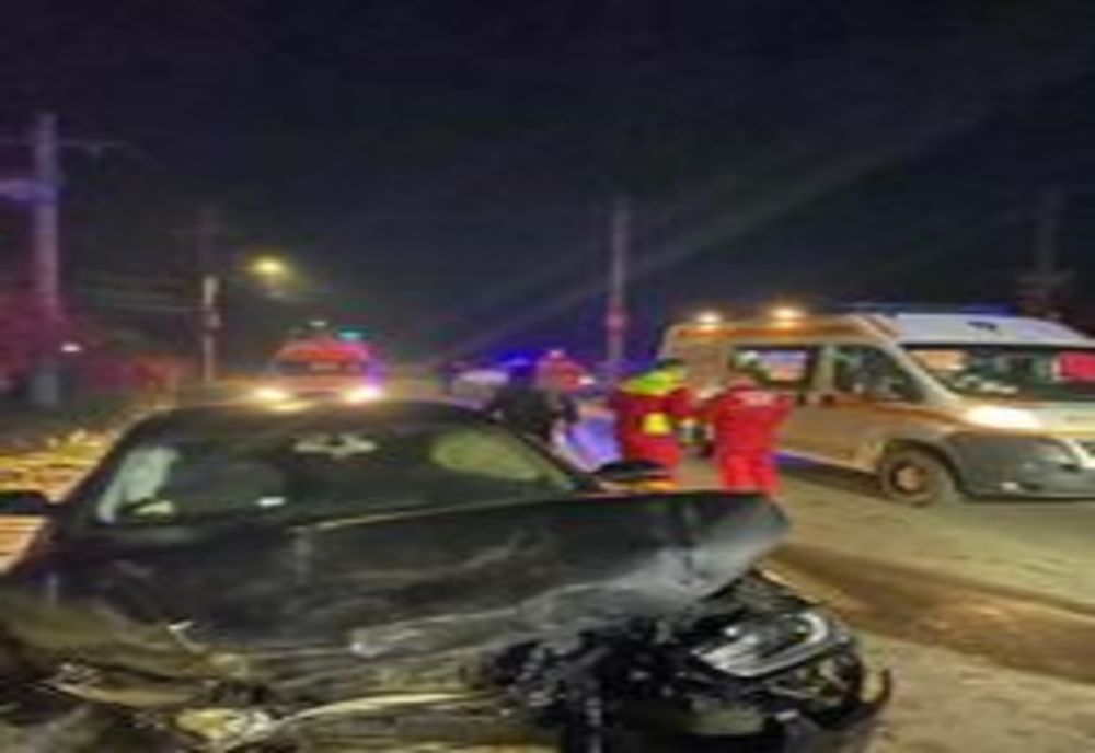 Accident rutier la Bolintin Vale. Trei persoane au fost transportate la spital
