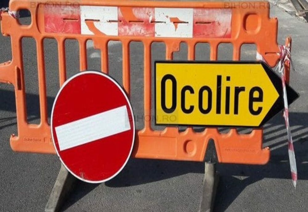 Giurgiu. Trafic restricționat pe strada Negru Vodă, pentru efectuarea de lucrări