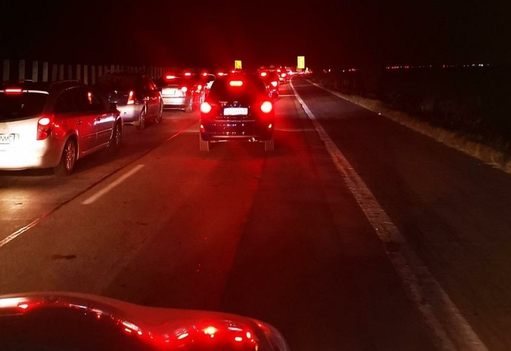 Giurgiu. Coliziune în lanţ pe Autostrada A1. Cinci autoturisme au fost implicate