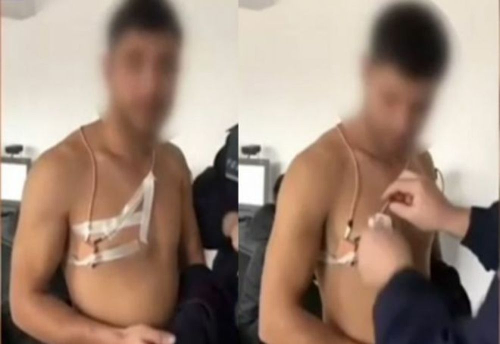 Bărbat din Giurgiu prins în timp ce încerca să susțină proba teoretică pentru permisul auto cu telefonul și căștile lipite de corp