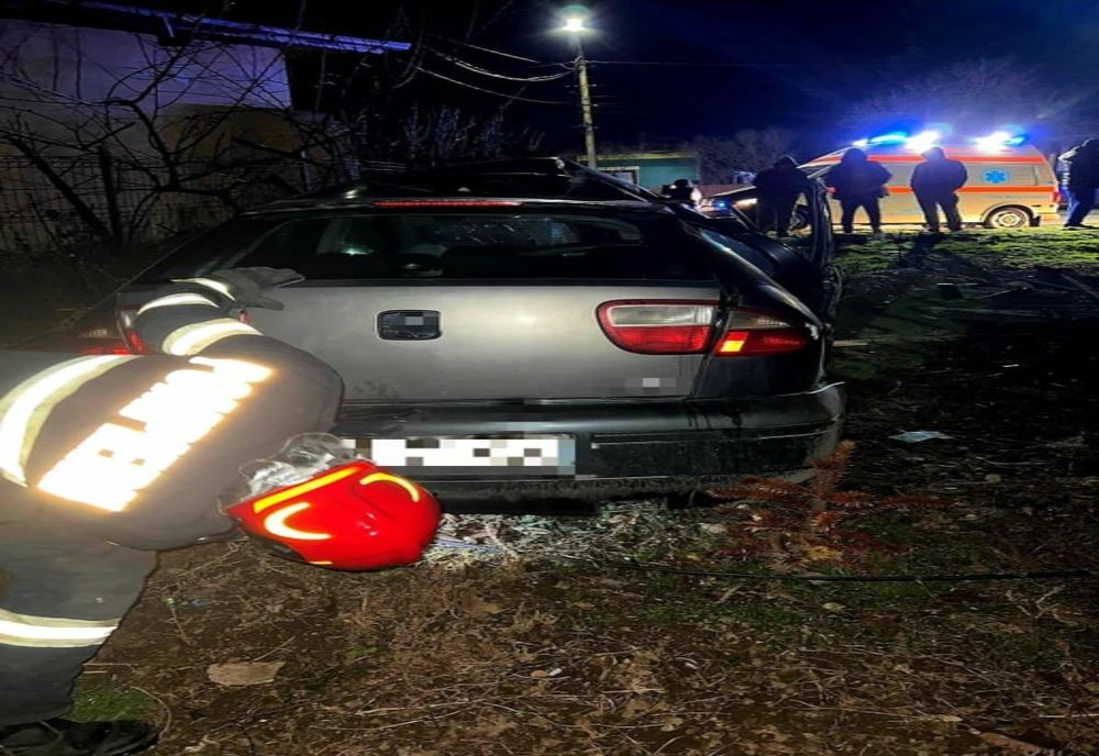 Accident pe DN 5C, la Vedea. Un tânăr de 26 de ani a fost rănit 