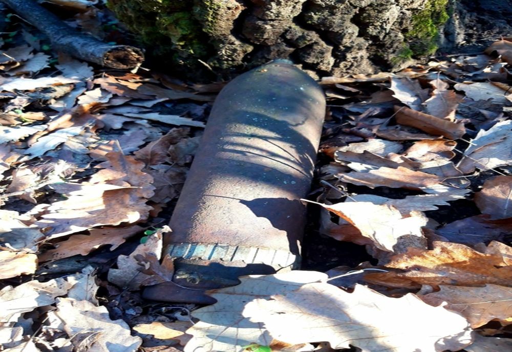 17 proiectile neexplodată şi o bombă, descoperite în judeţul Giurgiu, în 2021. Ultimul proiectil a fost găsit la Băneasa