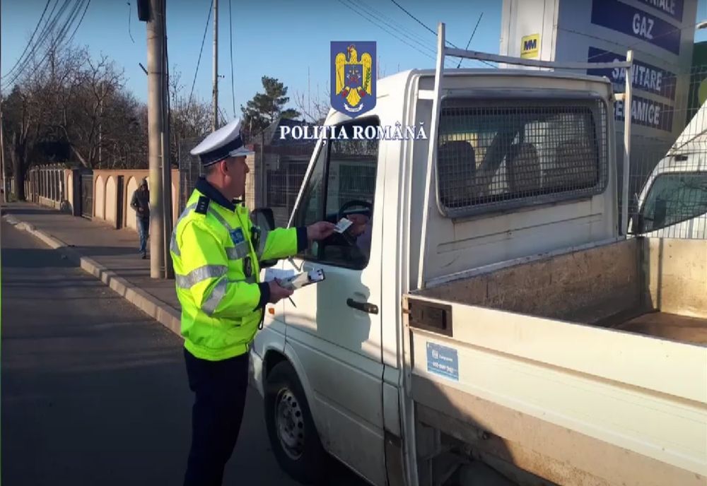 Amplă acţiune a poliţiştilor în Giurgiu! Au fost aplicate 67 de amenzi