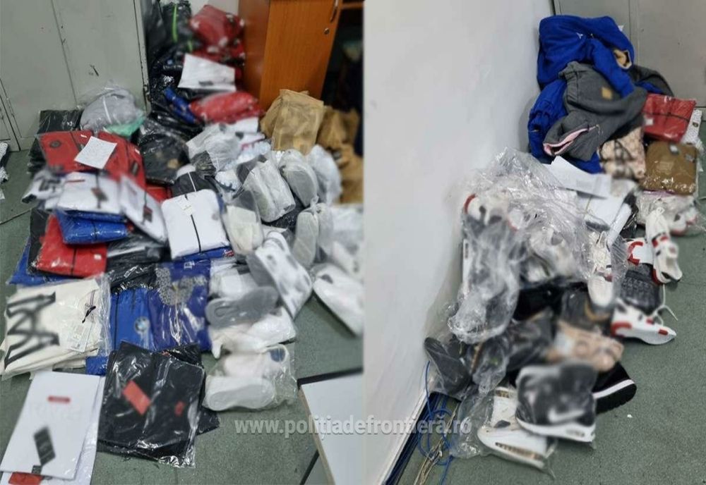 Bunuri contrafăcute, descoperite ascunse în trei autocare la PTF Giurgiu