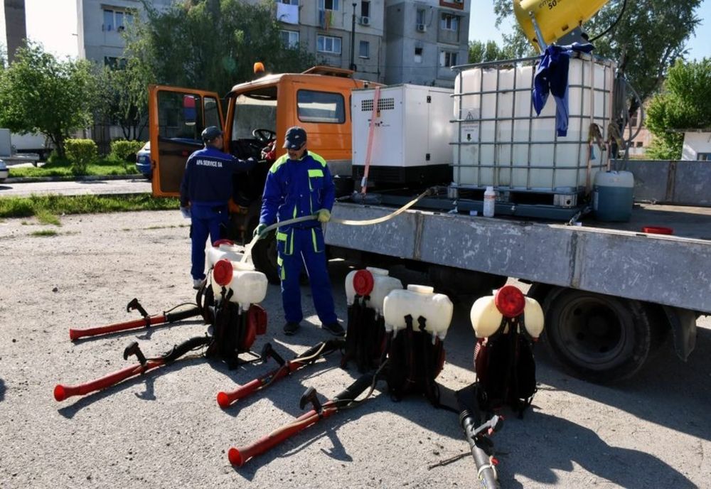 Giurgiu. Acţiunile de dezinsecţie la sol şi pe apă se reiau începând de astăzi
