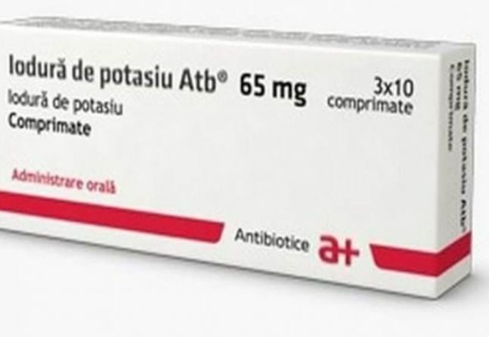 DSP Giurgiu a început distribuirea medicamentului iodură de potasiu 65 mg comprimate către populaţie