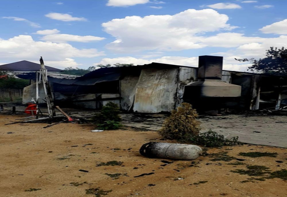 Giurgiu. Incendiu la o shaormerie din localitatea Copaciu