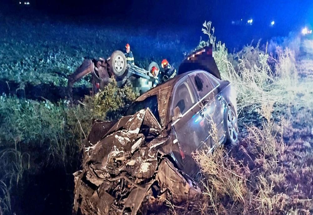 Giurgiu. Două persoane rănite după ce două autoturisme au intrat în coliziune, pe DN 6