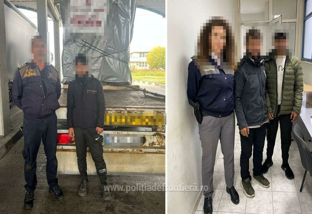 Cetățeni afgani depistați de polițiștii de frontieră giurgiuveni în timp ce încercau să intre ilegal în România