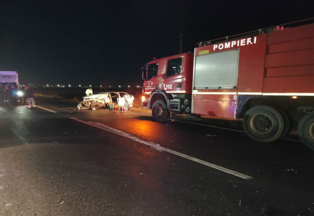 Accident grav pe DN 5 C, în judeţul Giurgiu. Cinci persoane au fost transportate la spital