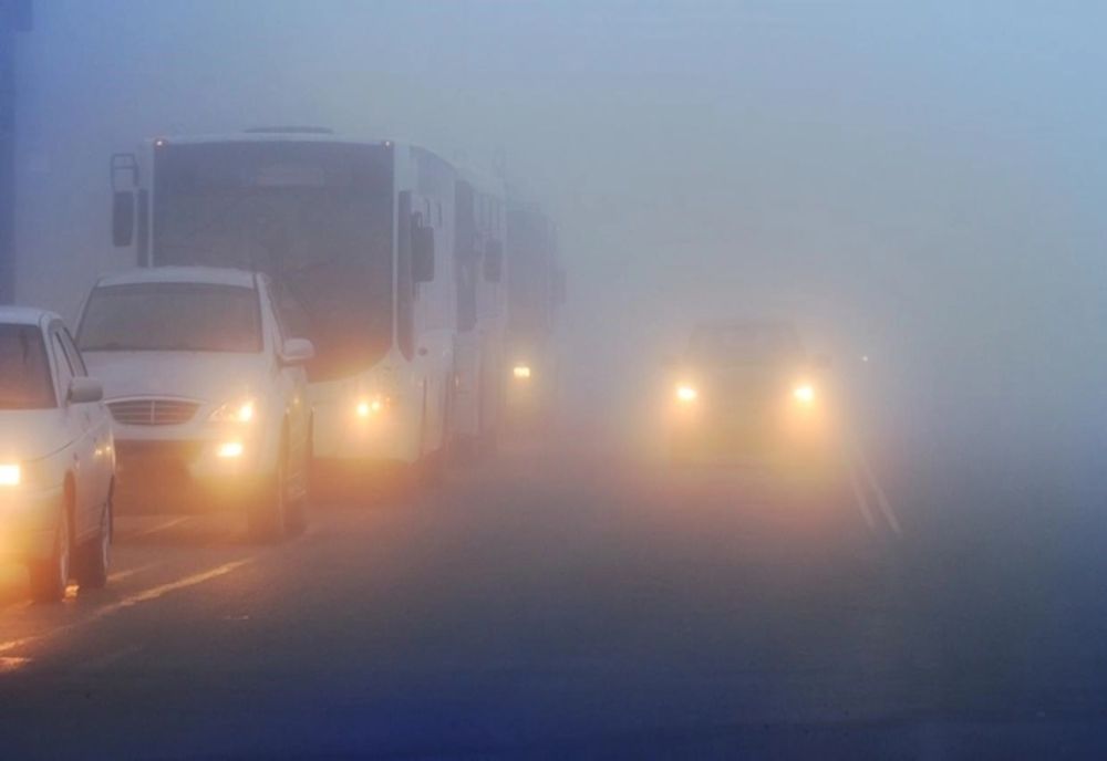 Cod galben de ceață în 15 județe din România