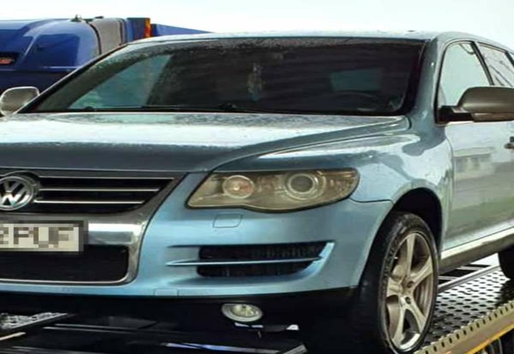 Autoturism căutat de autoritățile din România, descoperit în P.T.F. Giurgiu